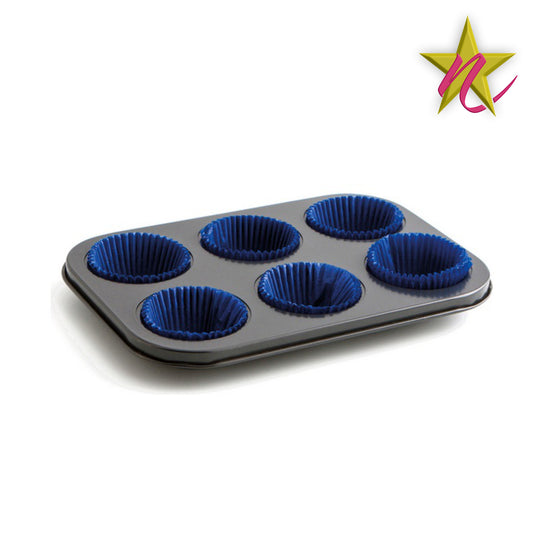 Moule à Tartelette en Acier Inoxydable - 6 Pièces pour Tartes et Pâtisseries
