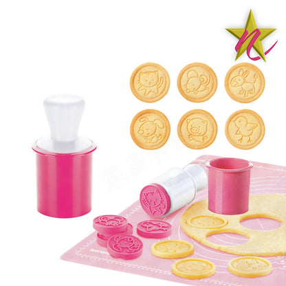 Moule en Silicone pour Cookies - Animaux Cartoon pour Biscuits Amusants