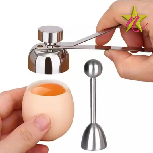 Ouvre-Œufs en Acier Inoxydable - Pratique et Robuste pour Cuisine