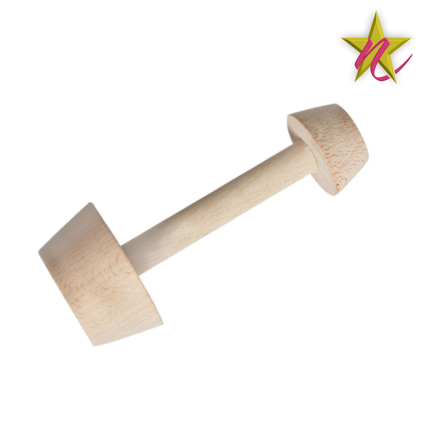 Pilon en Bois Double Face pour Tartes et Pâtisseries - Outil de Cuisine Essentiel