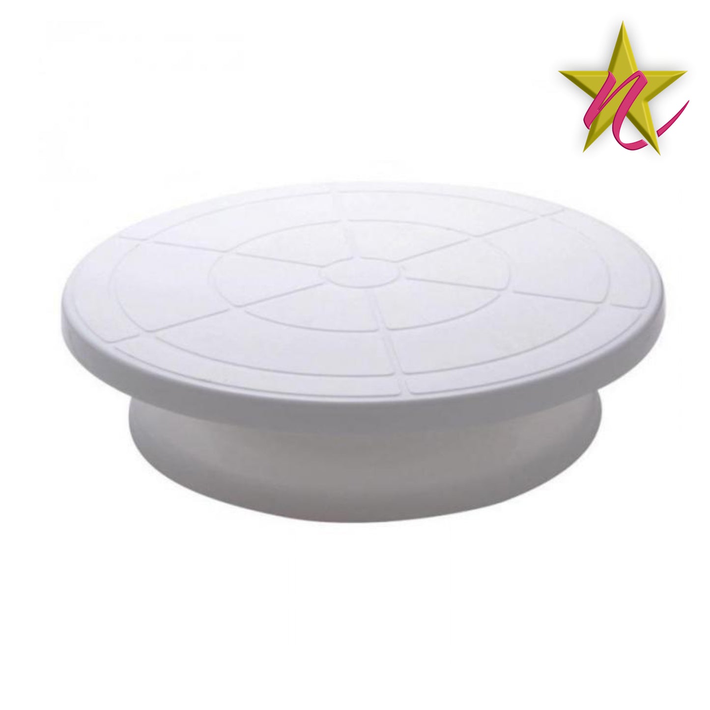 Plateau Tournant en Plastique pour Décoration de Gâteaux - 360° Pratique