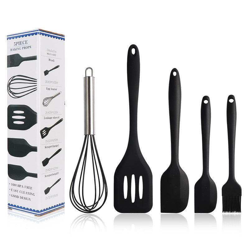 Kit d'Ustensiles de Cuisine en Silicone – Idéal pour la Cuisson & la Pâtisserie !