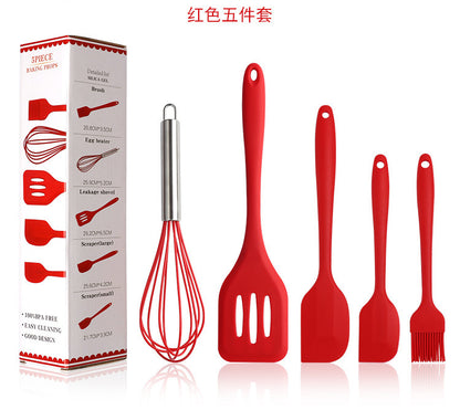 Kit d'Ustensiles de Cuisine en Silicone – Idéal pour la Cuisson & la Pâtisserie !