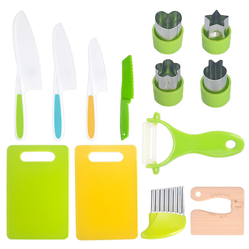 Kit d’Ustensiles de Cuisine Sécurisés pour Enfants – Initiez Vos Petits Chefs !