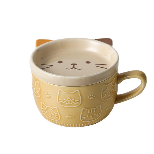 Mugs Céramique Chat Japonais - Adorable & Créatif !