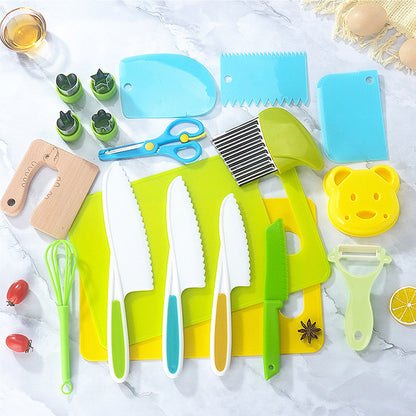 Kit d’Ustensiles de Cuisine Sécurisés pour Enfants – Initiez Vos Petits Chefs !